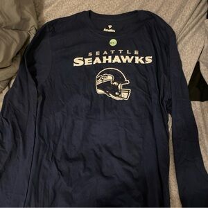 Seattle Seahawks Navy Long Sleeve Shirt